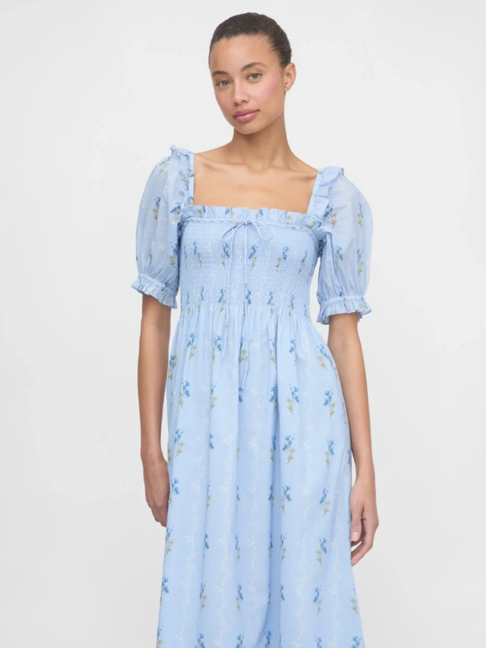 Hill House Home The Scarlett Nap Dress - Bluebell Waltz Size XXLBluebell Waltz / - Picture 3 of 3